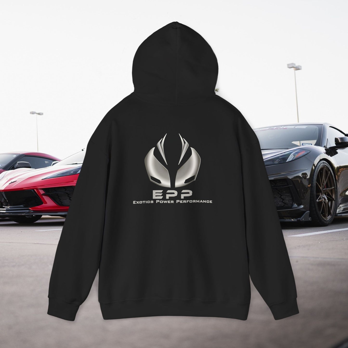 5,000 Entries - Exotics Power Performance hoodie White Design