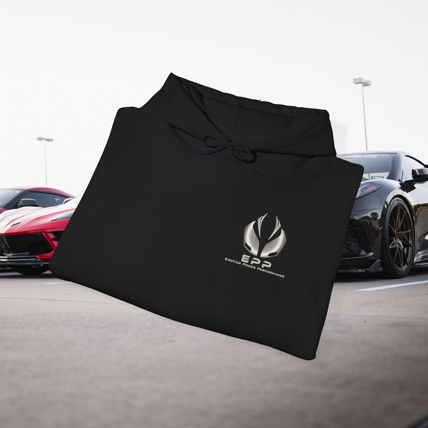 5,000 Entries - Exotics Power Performance hoodie White Design